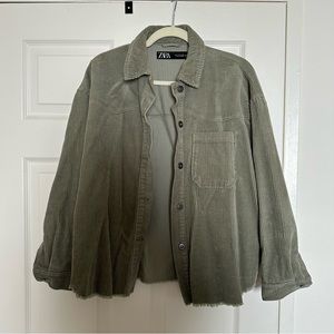 Zara Corduroy Shacket